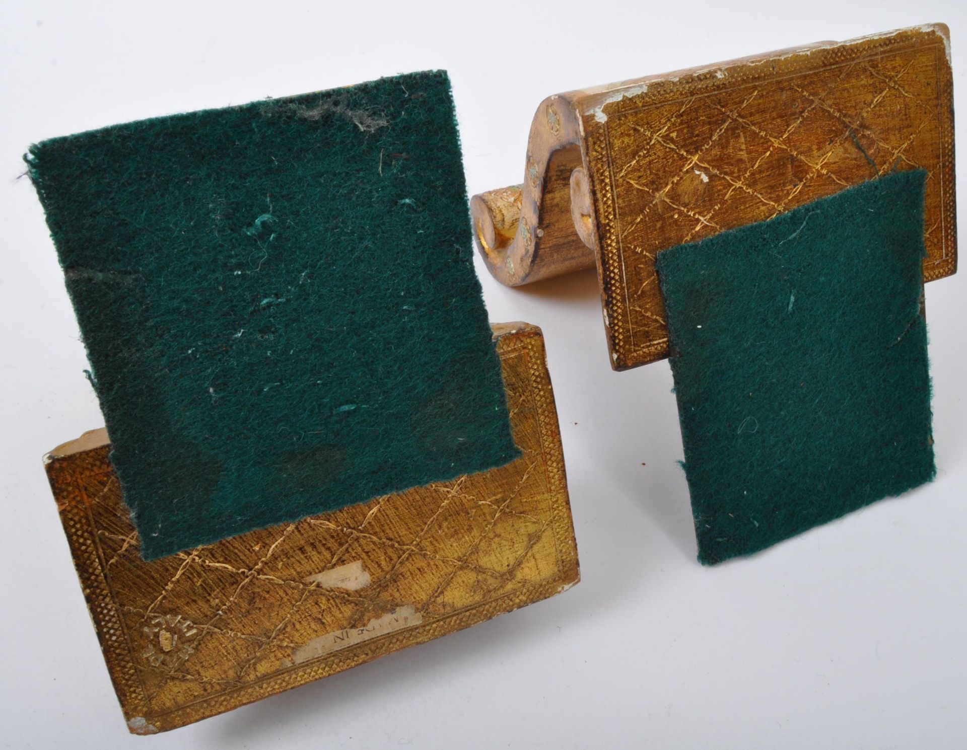 PAIR OF VINTAGE ITALIAN GILDED BOOKDENDS - Image 3 of 5