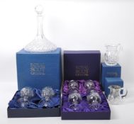 ROYAL SCOT HAND CRAFTED CRYSTAL GLASSWARE - NEW OLD STOCK