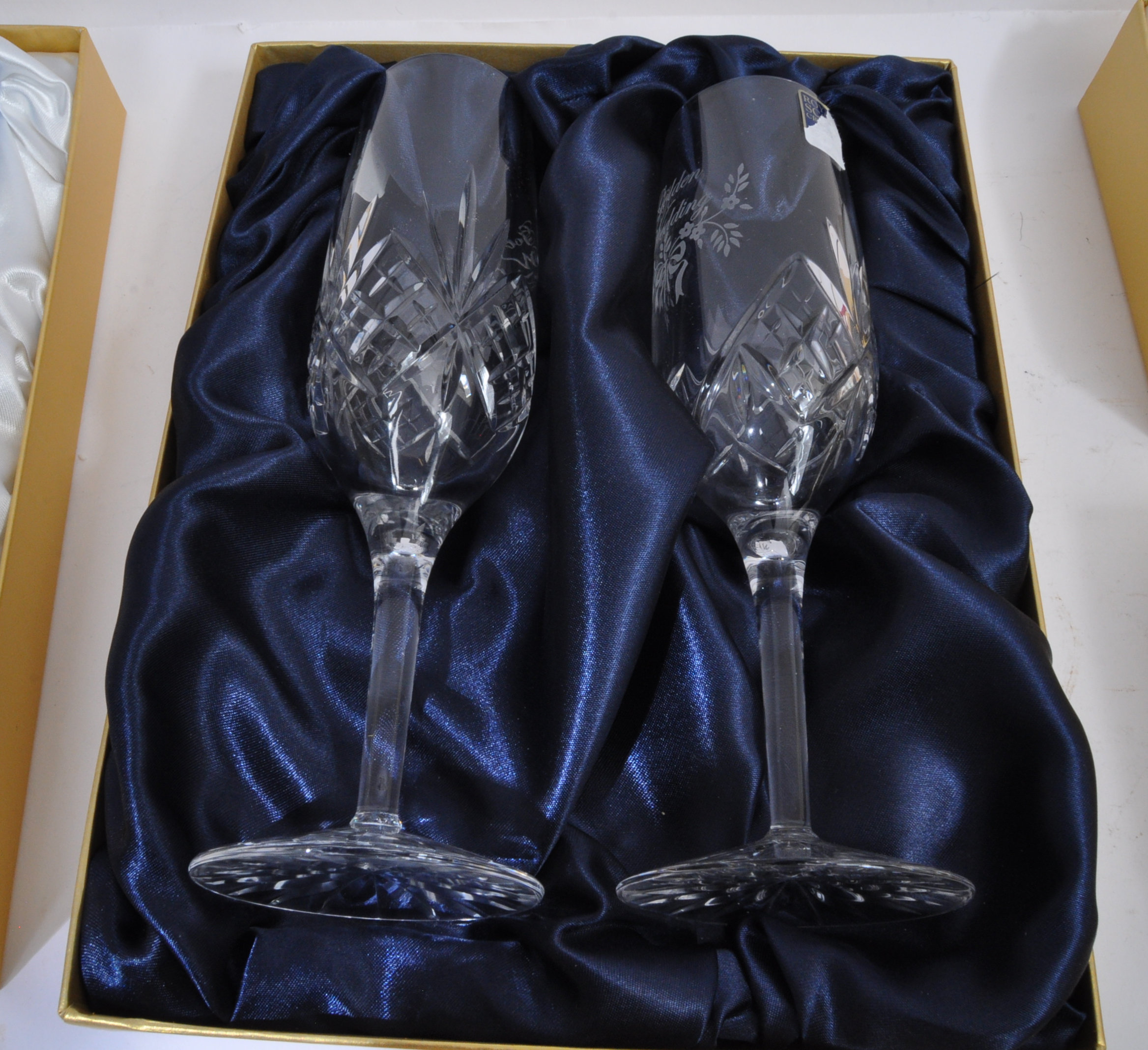 NOS ROYAL SCOT CRYSTAL HAND CUT COLOURED DINKING GLASSES - Image 4 of 6