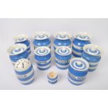 COLLECTION CORNISHWARE T. G. GREEN LIDDED JARS
