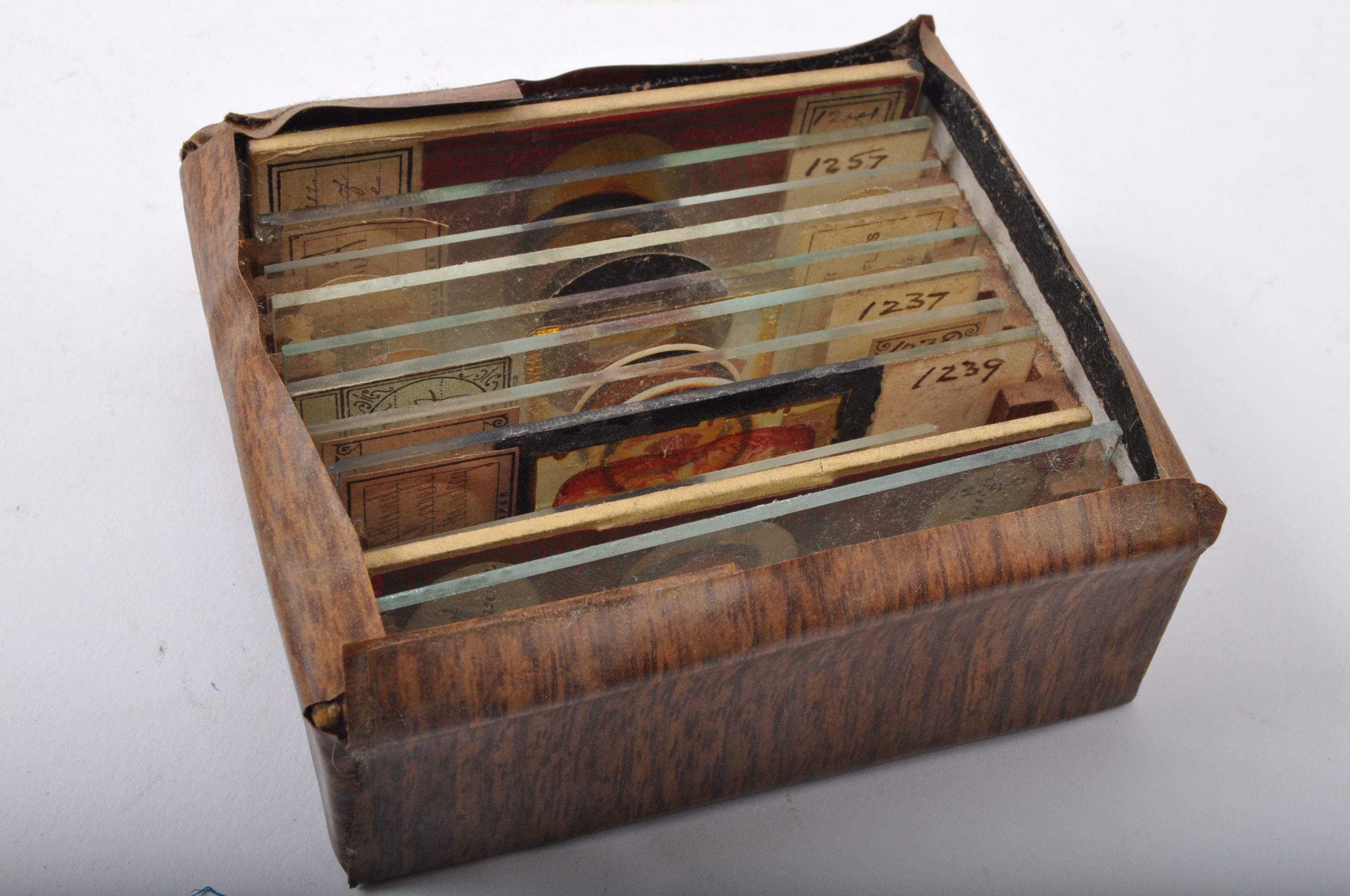 COLLECTION OF VICTORIAN SPECIMAN SLIDES & MICROSCOPE - Image 4 of 5