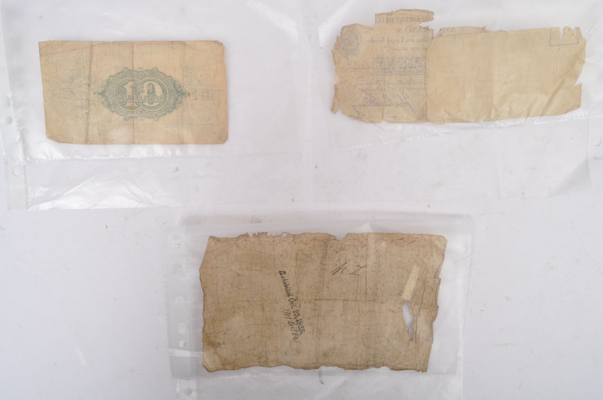 FOUR 19TH CENTURY & LATER BRITISH BANK NOTES - Bild 2 aus 5