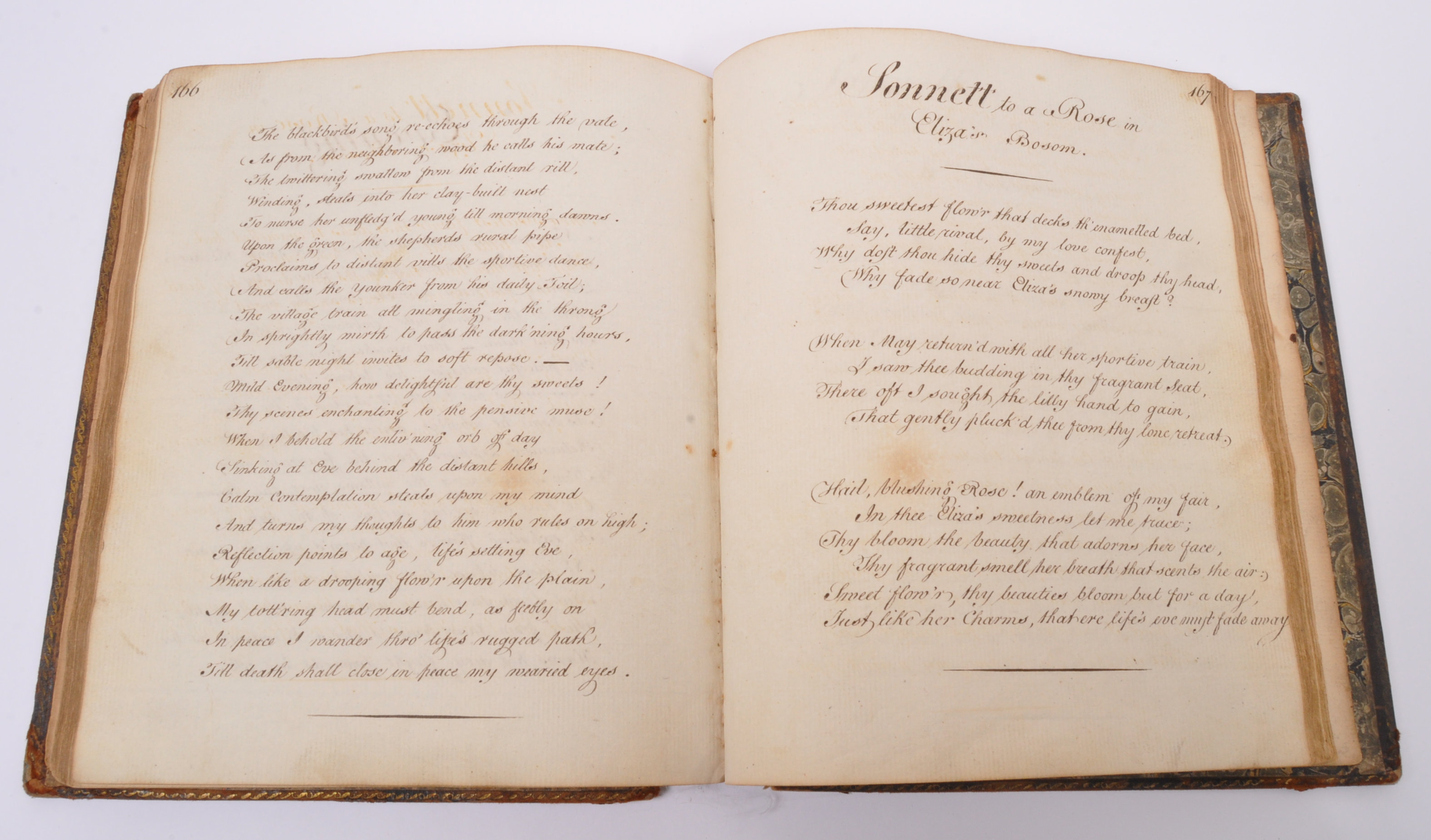 1794 - A COLLECTION OF POEMS - HANDWRITTEN MANUSCRIPT BOOK - Image 11 of 13