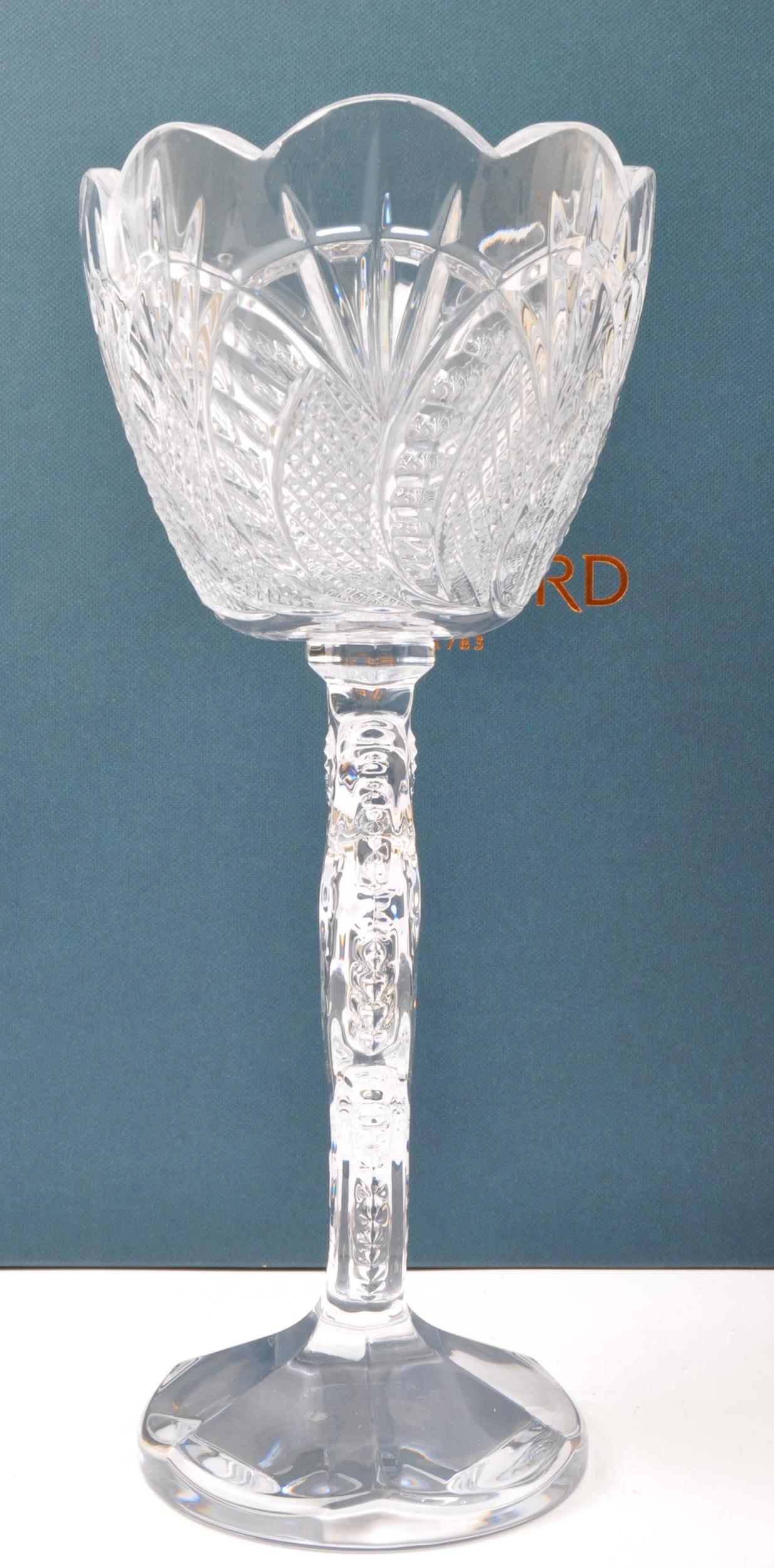 WATERFORD CRYSTAL GLASS - SEAHORSE TAZZA CENTREPIECE - NOS - Image 5 of 5