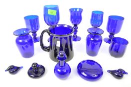 BRISTOL BLUE CUT GLASS - CONTEMPORARY COLLECTION