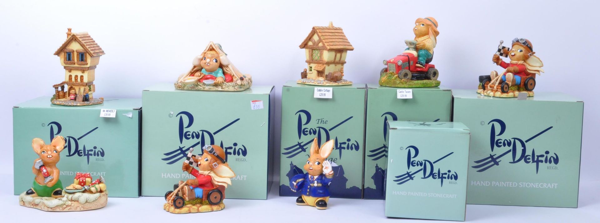 PENDELFIN NOS BOXED BUNNY RABBIT FIGURINES