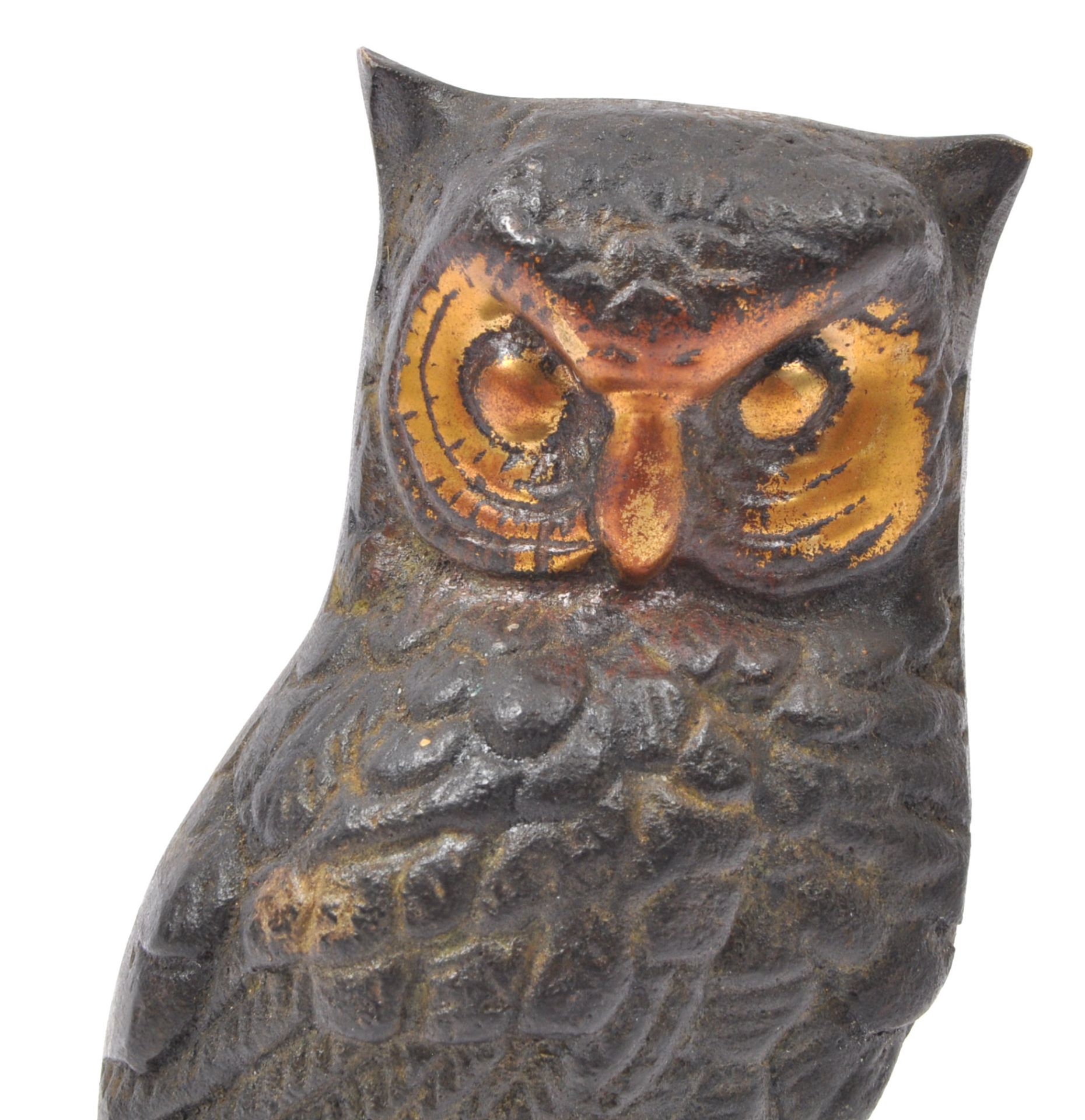 BRONZE OWL - VINTAGE 20TH CENTURY STATUE FIGURE - Image 4 of 5