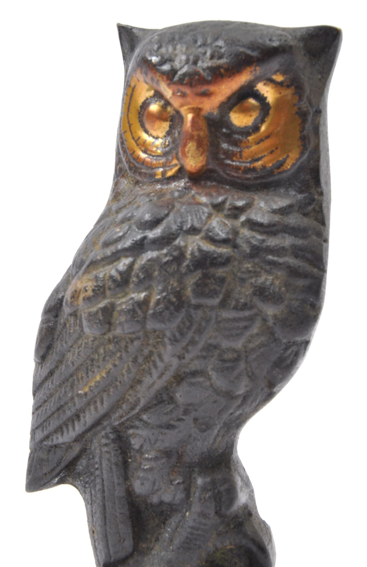 BRONZE OWL - VINTAGE 20TH CENTURY STATUE FIGURE - Image 5 of 5