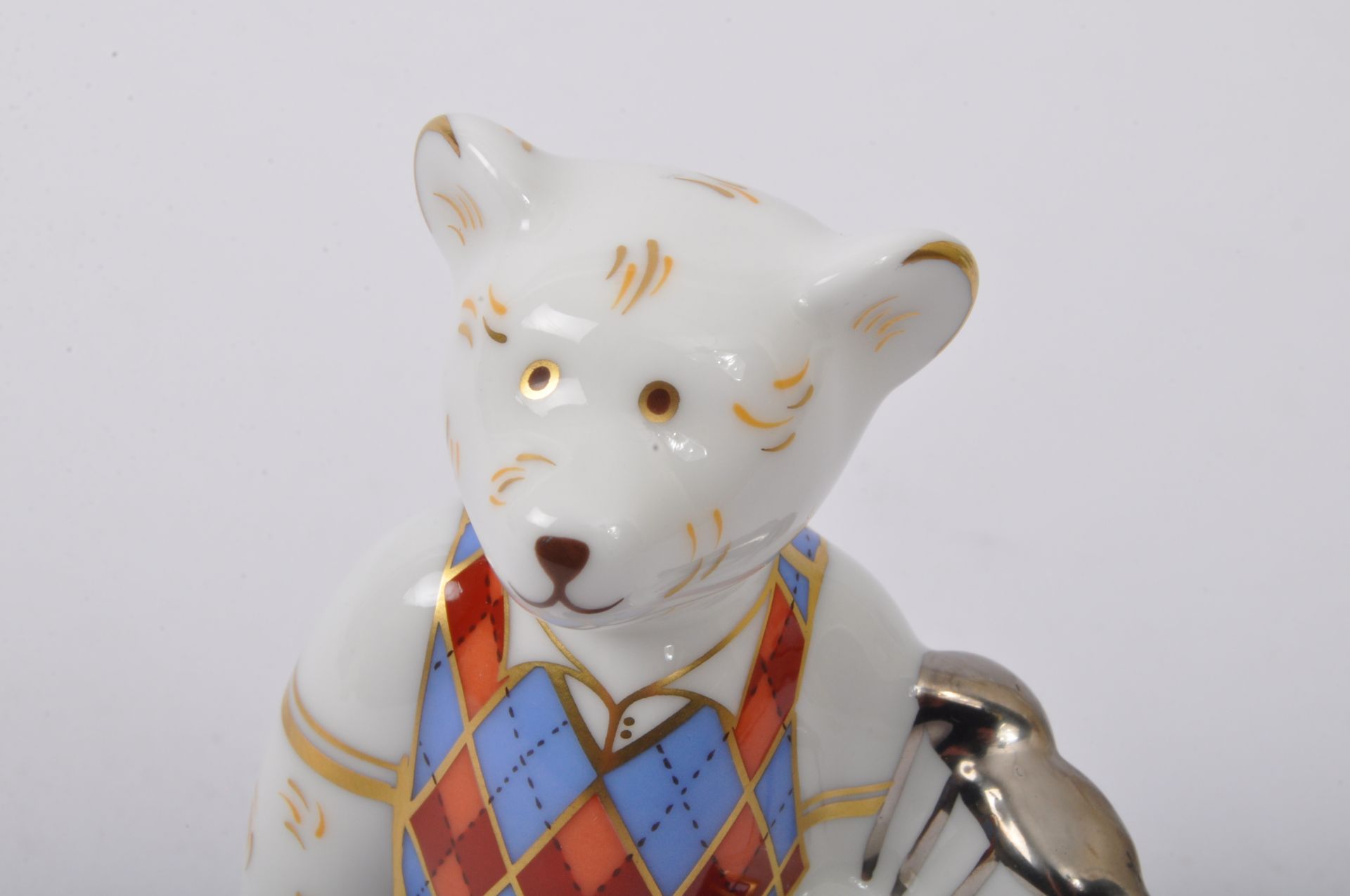 ROYAL CROWN DERBY - TWO VINTAGE BEAR PAPERWEIGHTS FIGURES - Image 3 of 5