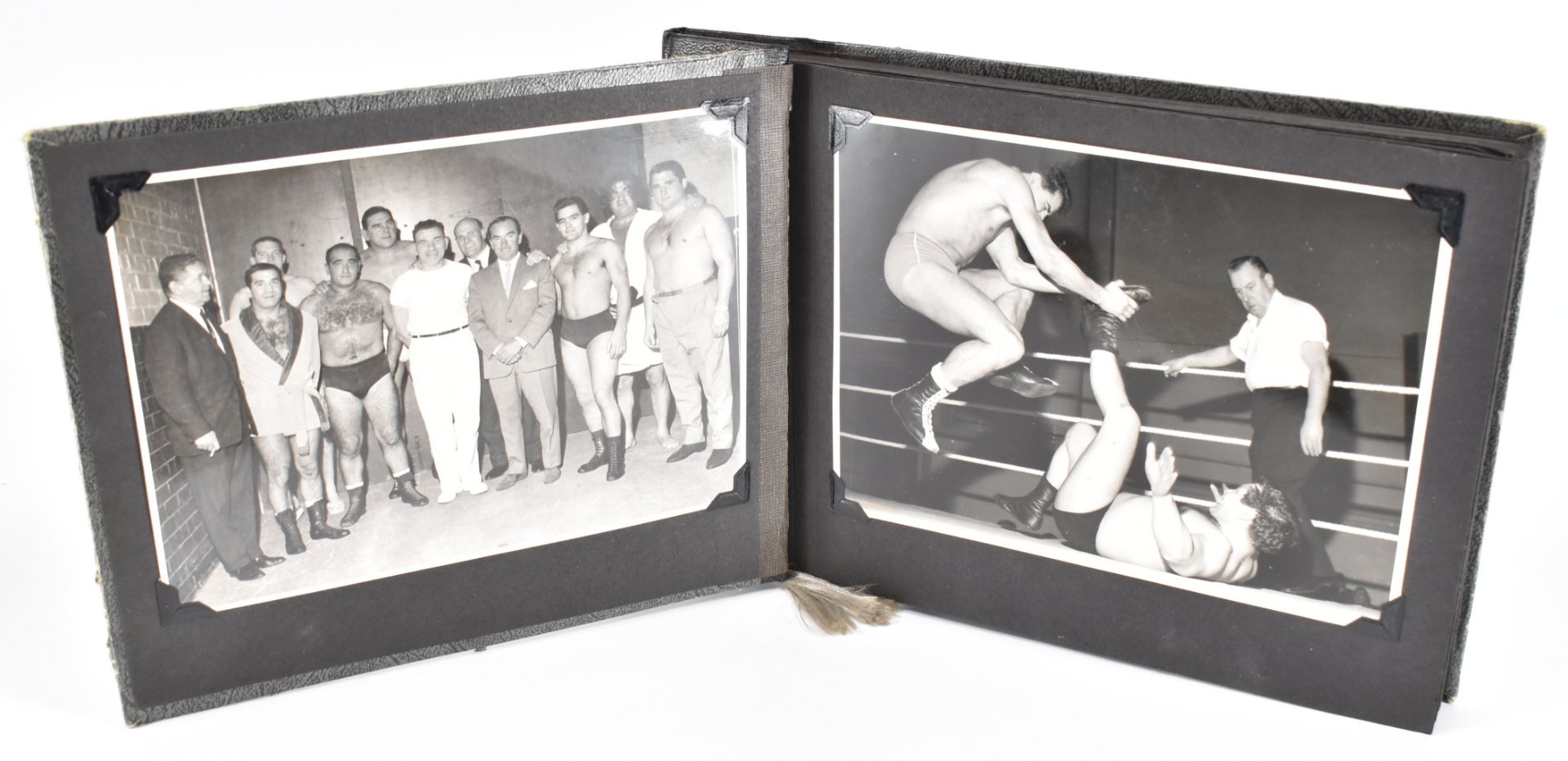 WRESTLING - TWO MID-CENTURY PHOTOGRAPH ALBUMS - Image 6 of 6