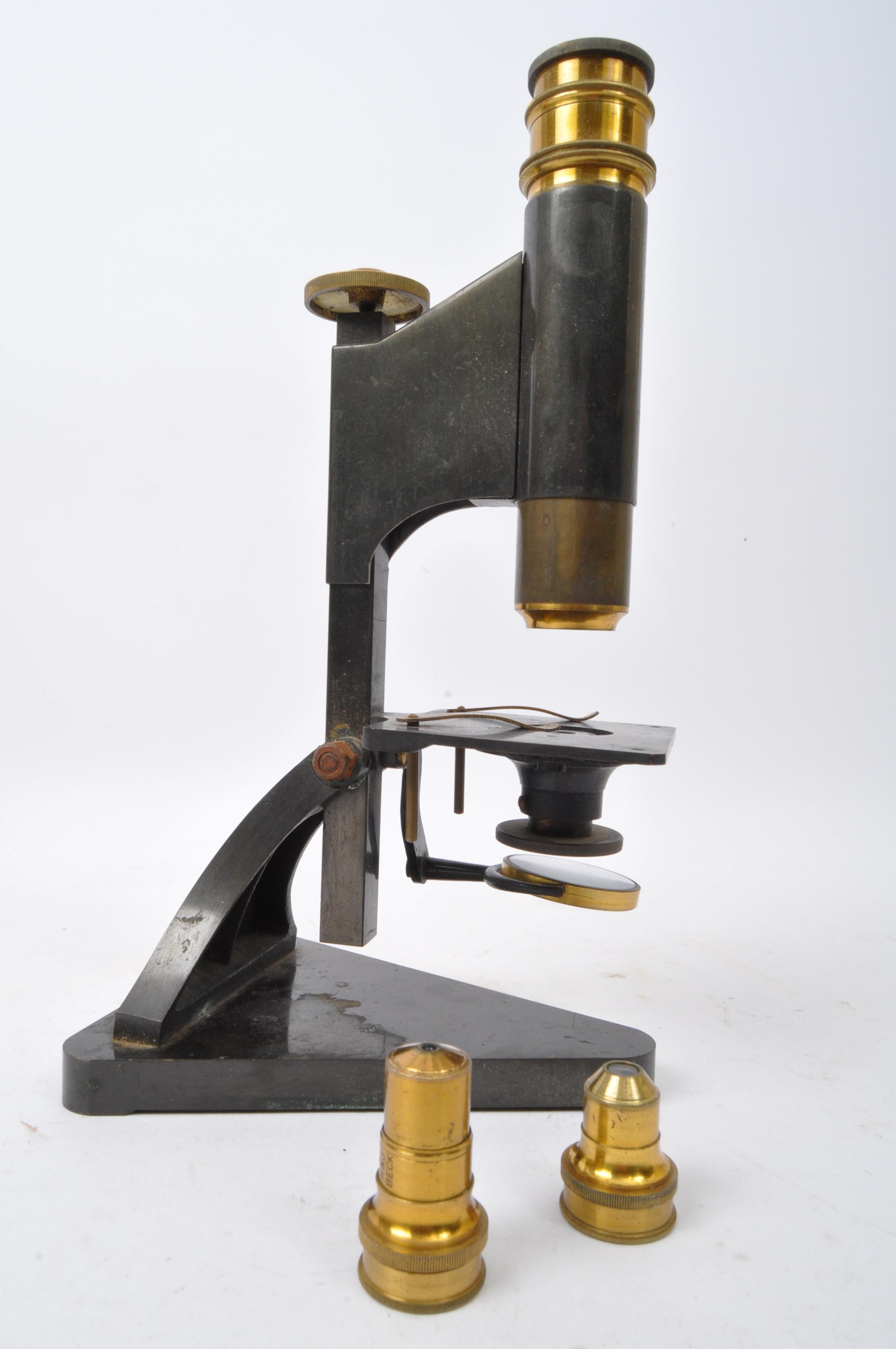 R & J BECK LONDON - EARLY 20TH CENTURY MICROSCOPE - Image 2 of 6