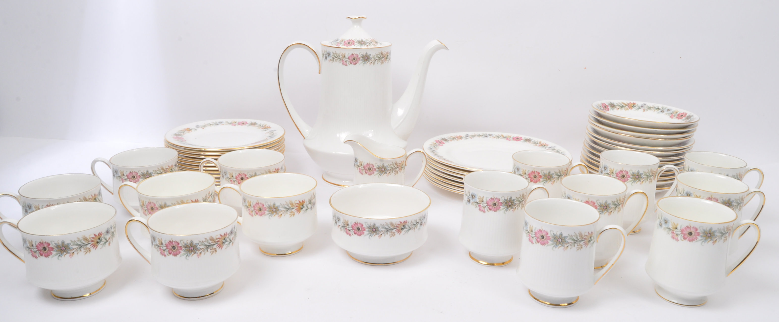 CONTEMPORARY ROYAL ALBERT PARAGON 'BELINDA' CHINA COFFEE SET - Image 2 of 6