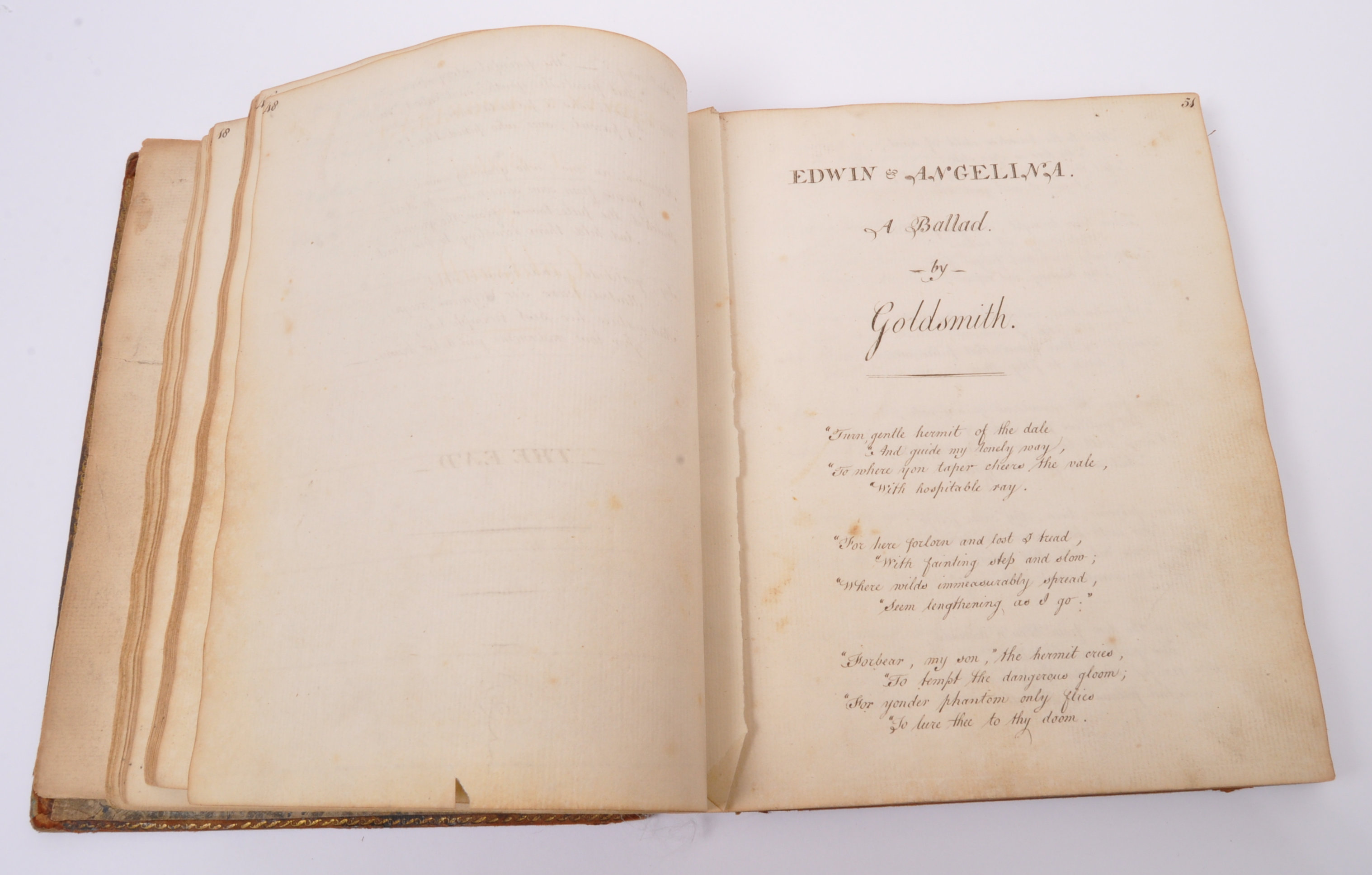 1794 - A COLLECTION OF POEMS - HANDWRITTEN MANUSCRIPT BOOK - Image 7 of 13