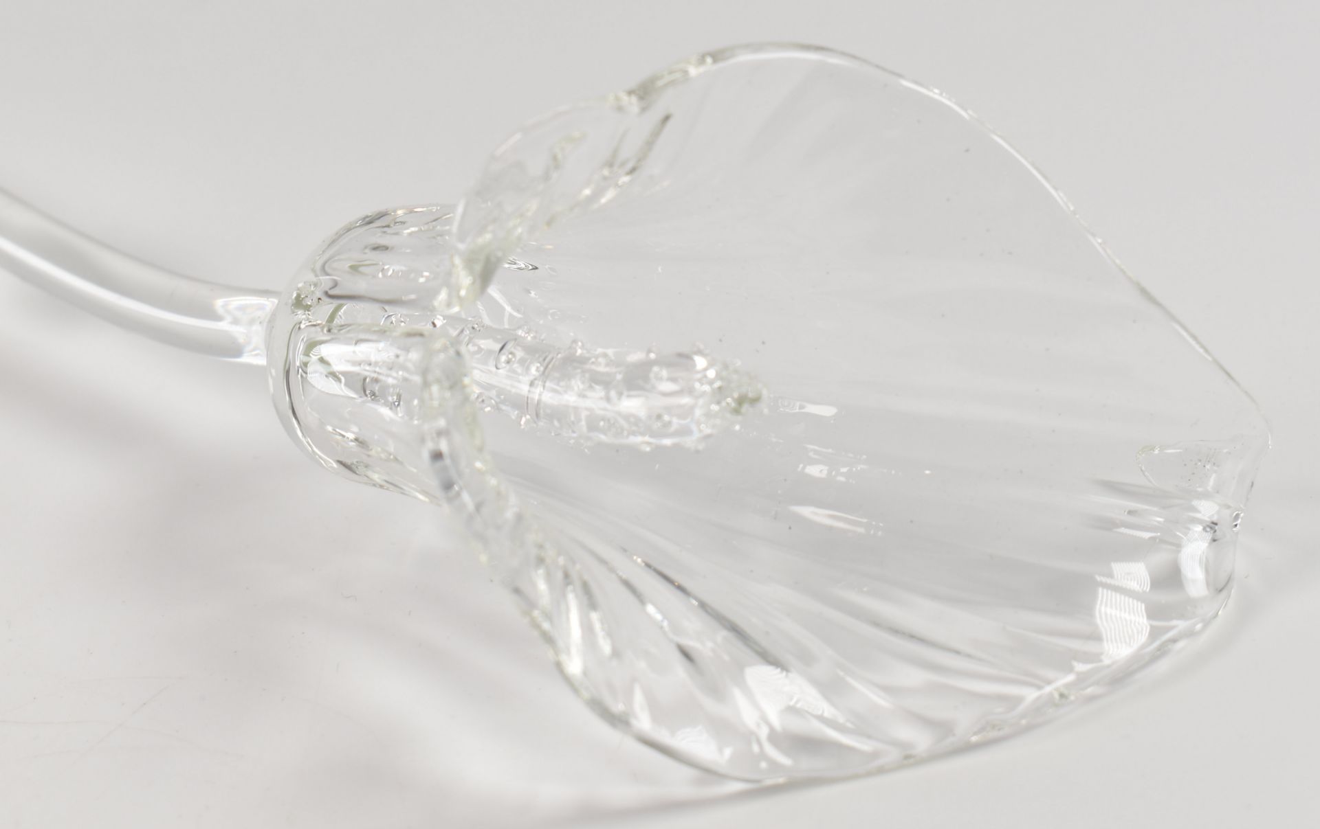 NOS WATERFORD CRYSTAL CALLA LILY GLASS FLOWER - Image 3 of 7