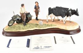 BORDER FINE ARTS LIMITED EDITION FLAT REFUSAL SCULPTURE