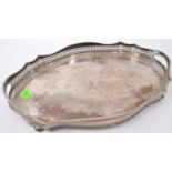 EARLY 20TH CENTURY SILVER PLATE SERVING TRAY