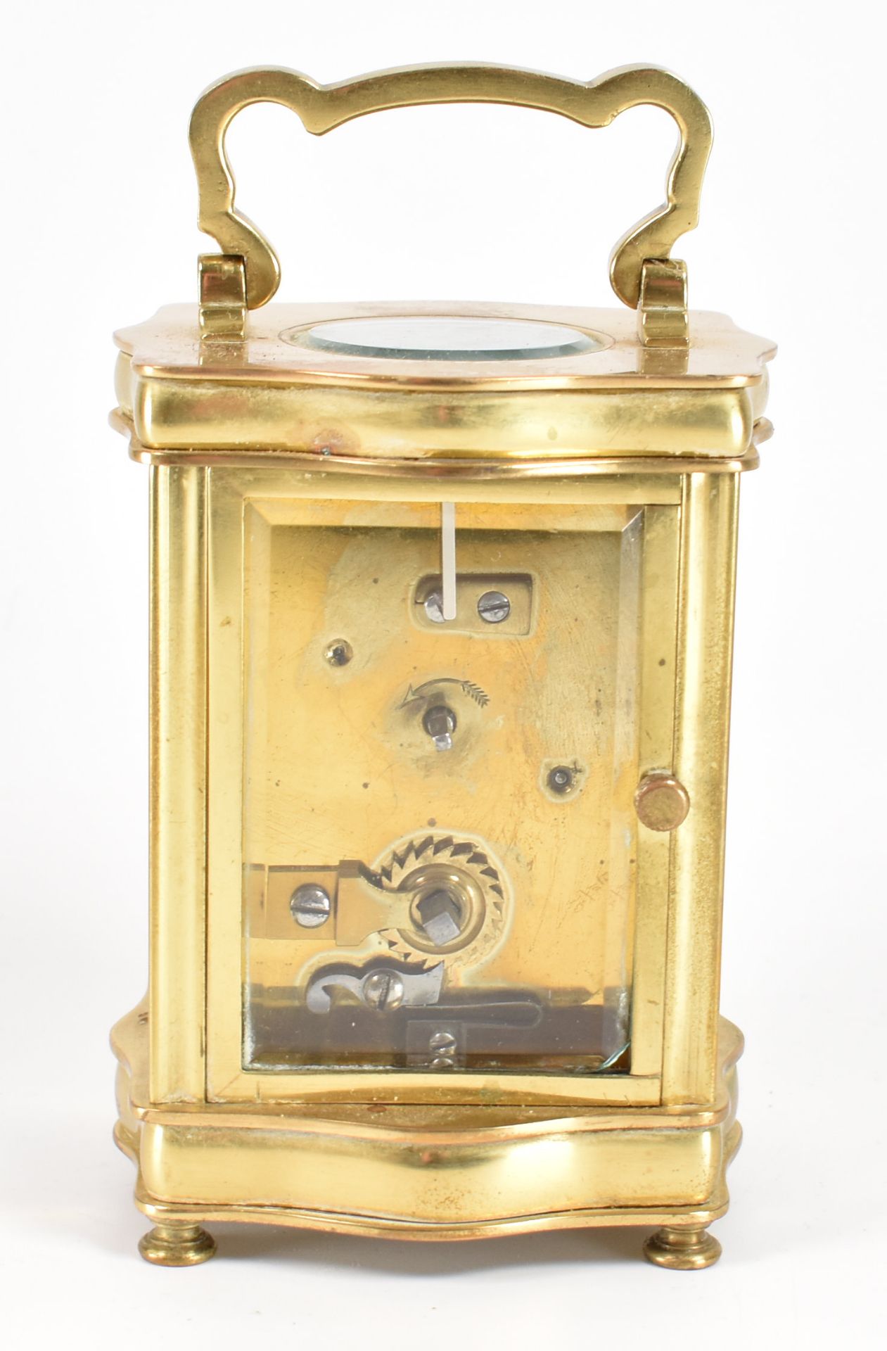 20TH CENTURY BRASS CARRIAGE CLOCK - Image 4 of 5