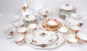 COLLECTION OF VINTAGE 20TH CENTURY FINE CHINA TEA SET