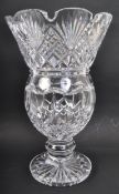 WATERFORD CRYSTAL LISMORE THISTLE GLASS VASE - NOS