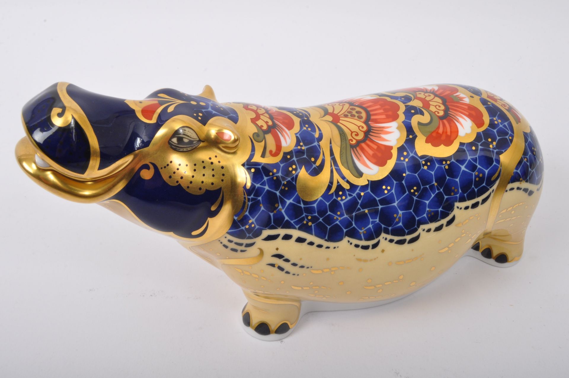 ROYAL CROWN DERBY - HIPPOPOTAMUS - BONE CHINA PAPERWEIGHT - Image 2 of 5