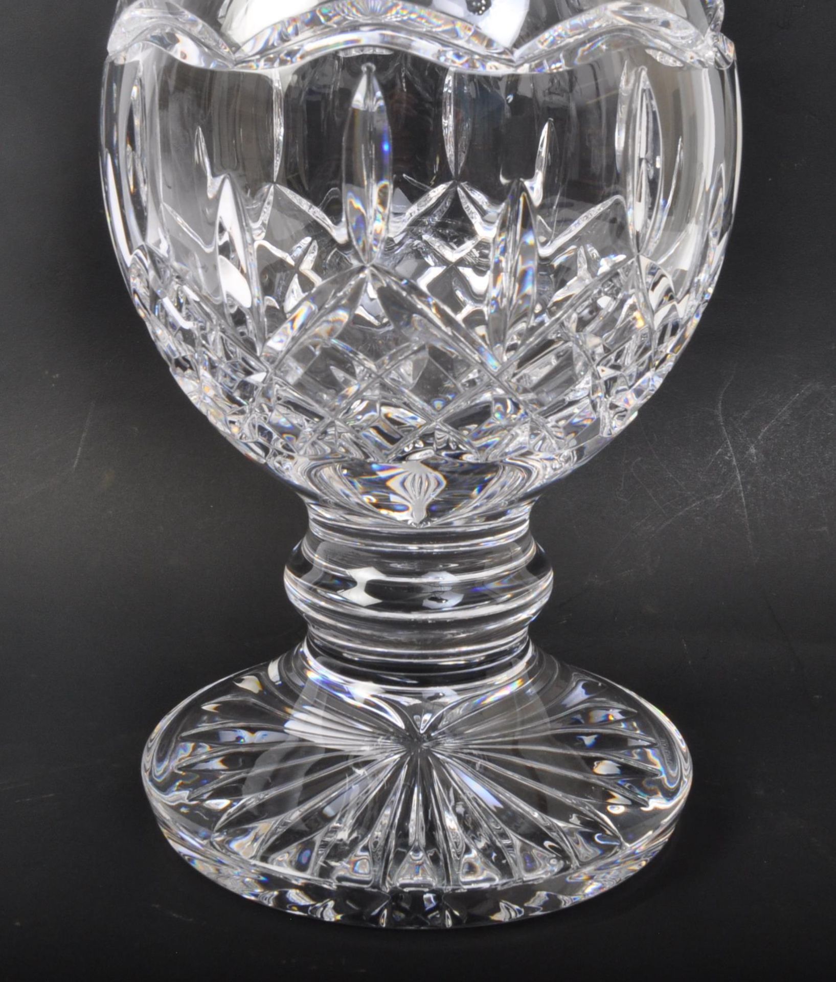 WATERFORD CRYSTAL LISMORE THISTLE GLASS VASE - NOS - Image 2 of 5