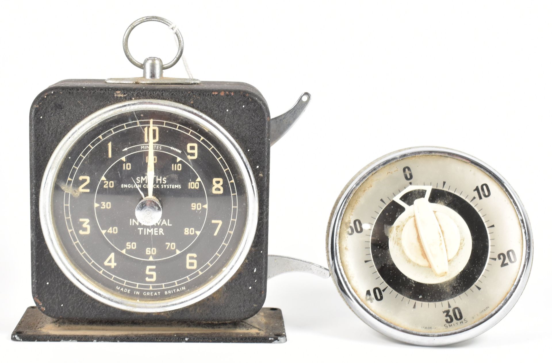 TWO 20TH CENTURY SMITHS TIMERS - PHOTOGRAPHERS TIMER