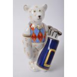 ROYAL CROWN DERBY - TWO VINTAGE BEAR PAPERWEIGHTS FIGURES