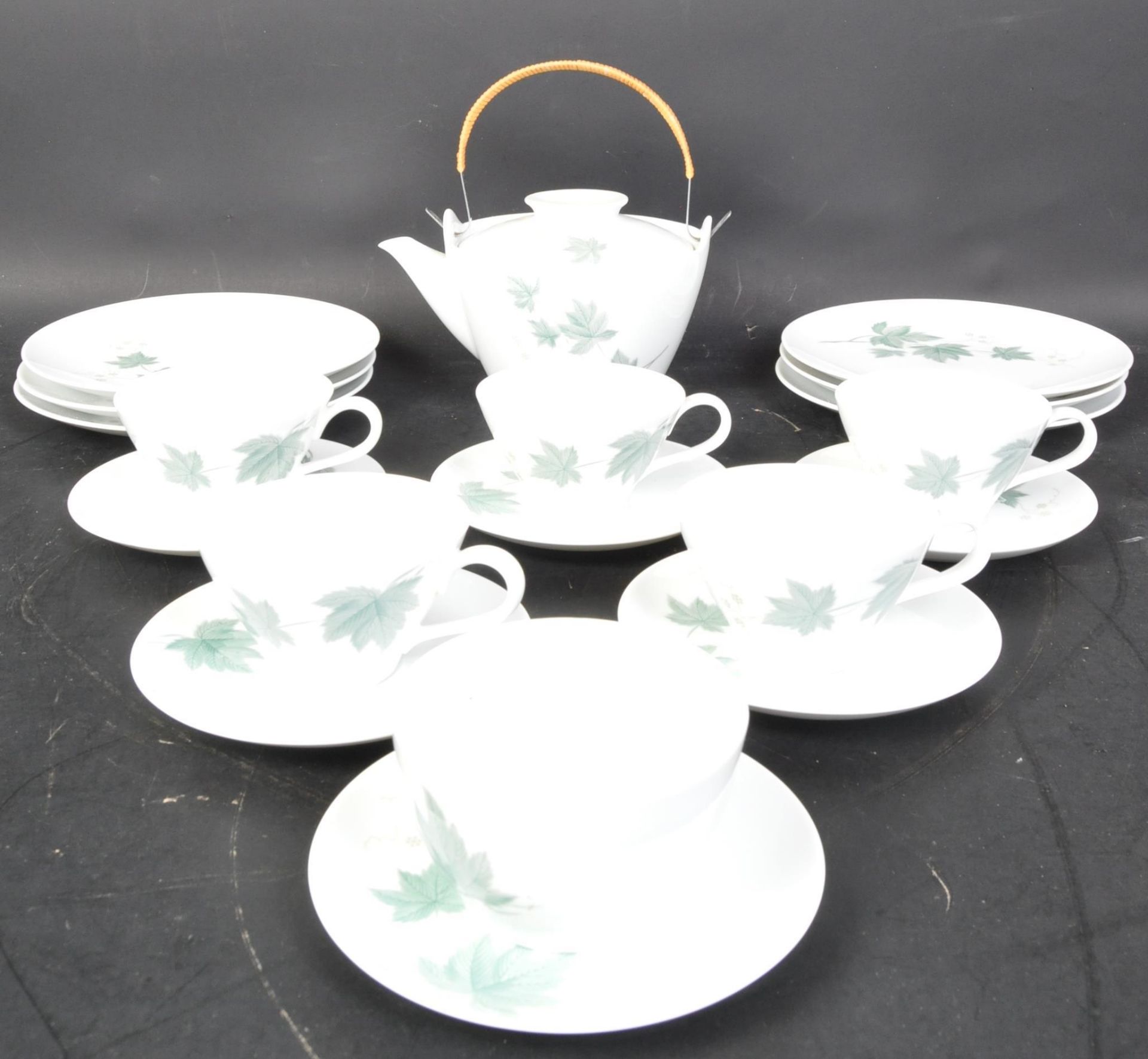 VINTAGE NORITAKE 'WILD IVY' BONE CHINA TEA SERVICE - Image 2 of 7