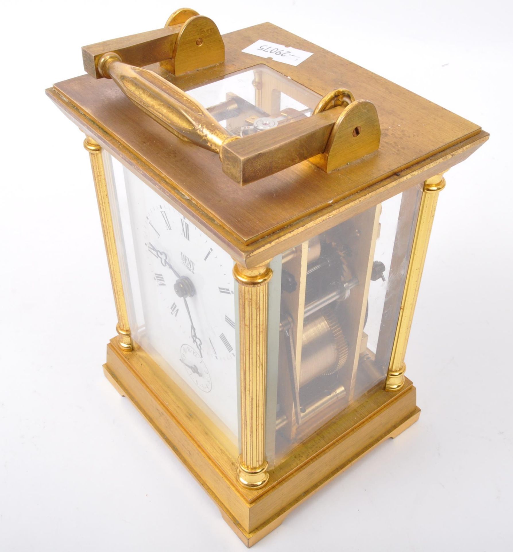 DENT OF LONDON - BRASS GILDED CARRIAGE CLOCK - Image 2 of 8