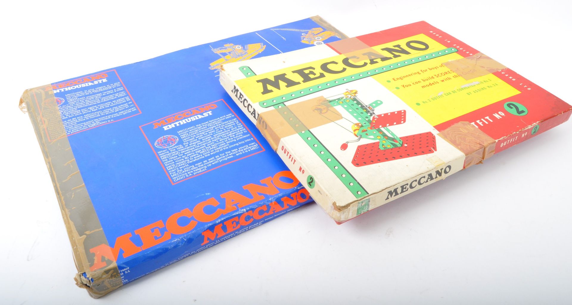 TWO VINTAGE MECCANO CONSTRUCTOR SETS