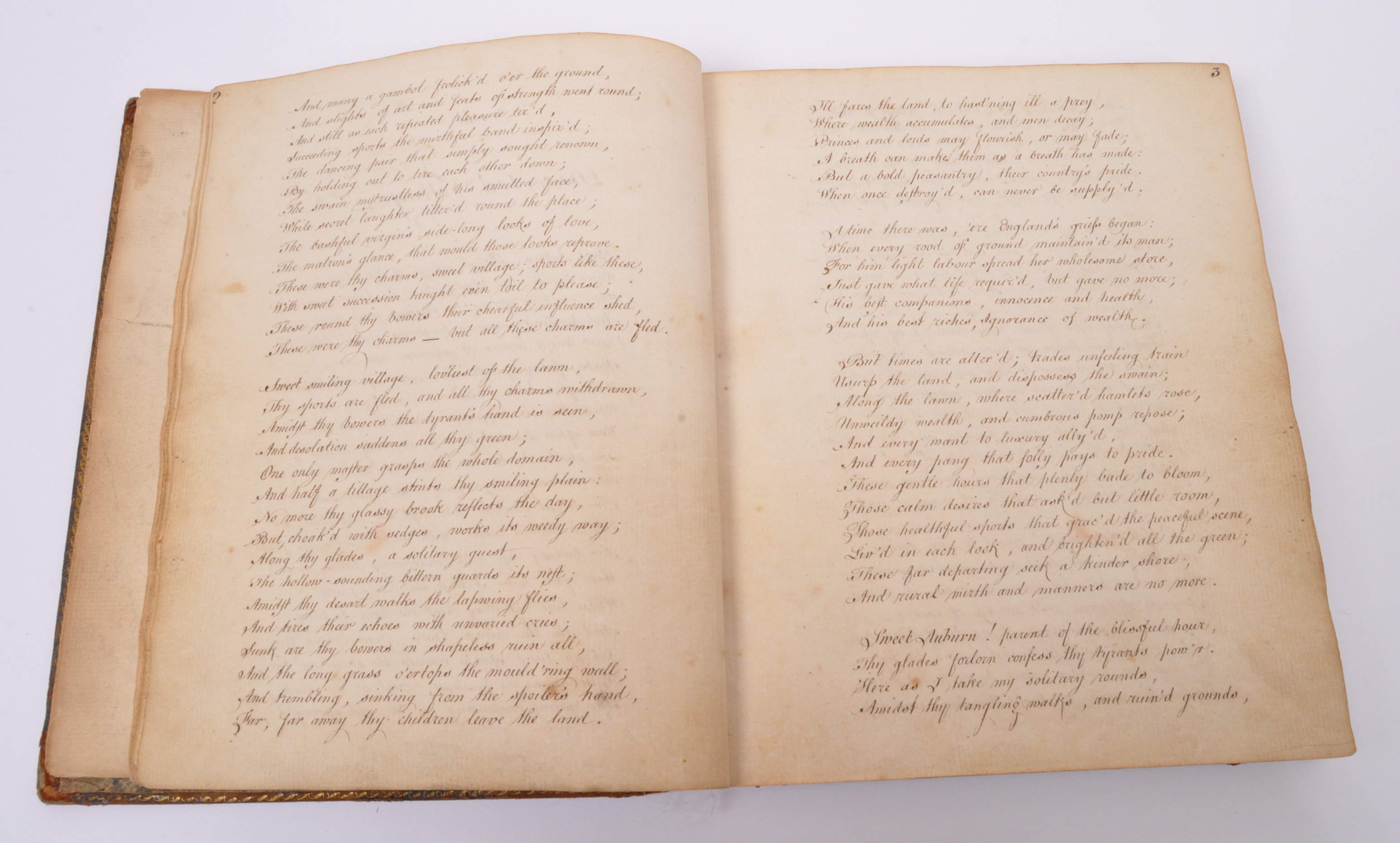 1794 - A COLLECTION OF POEMS - HANDWRITTEN MANUSCRIPT BOOK - Image 5 of 13