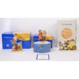 THREE NOS BOXED HUMMEL GOEBEL FIGURINES