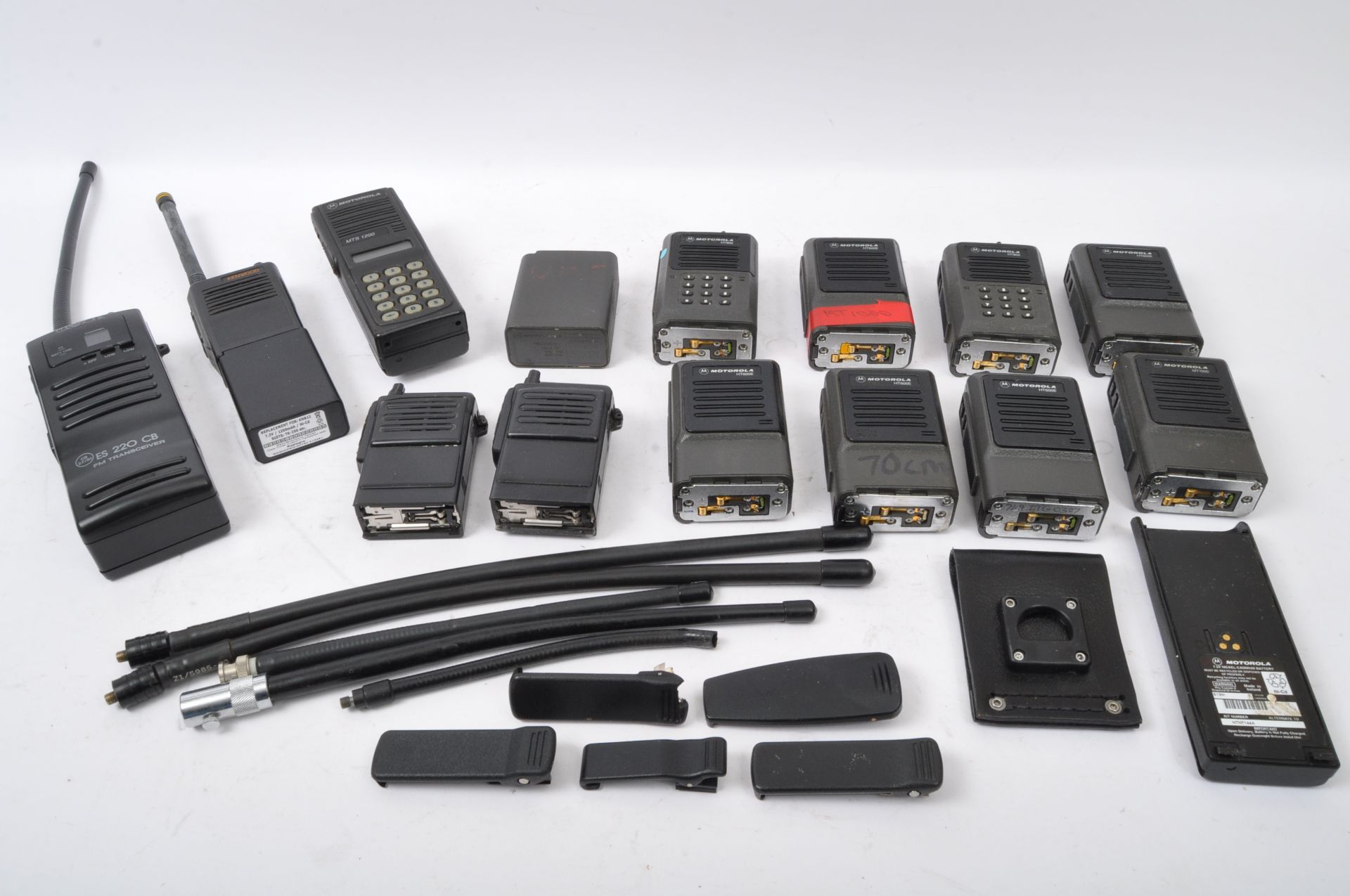 ASSORTMENT OF RETRO VINTAGE MOTOROLA & OTHER WALKIE TALKIES