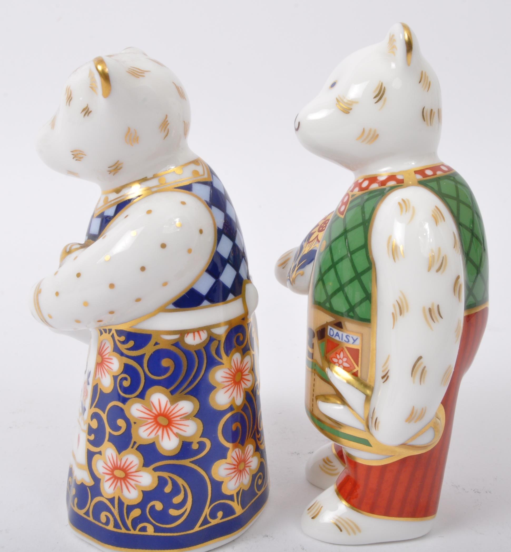 ROYAL CROWN DERBY - TWO VINTAGE TEDDY BEARS FIGURES - Image 2 of 5