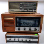 THREE RETRO VINTAGE RADIOPHONIC EQUIPMENT