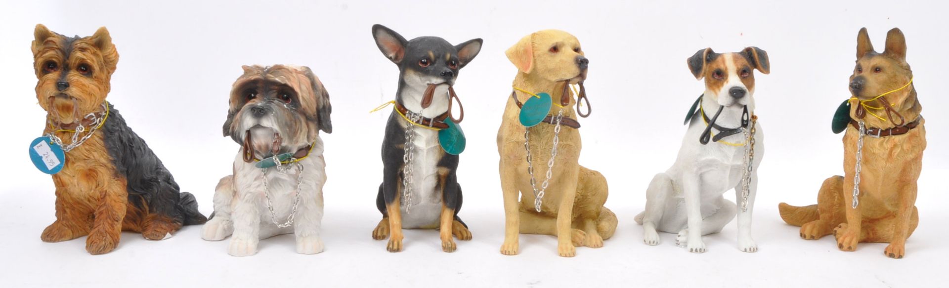 WALKIES! LEONARDO COLLECTION - RESIN DOG STUDIES