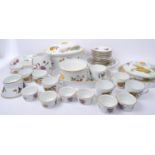 ROYAL WORCESTER EVESHAM BONE CHINA TEA & DINNER SERICE