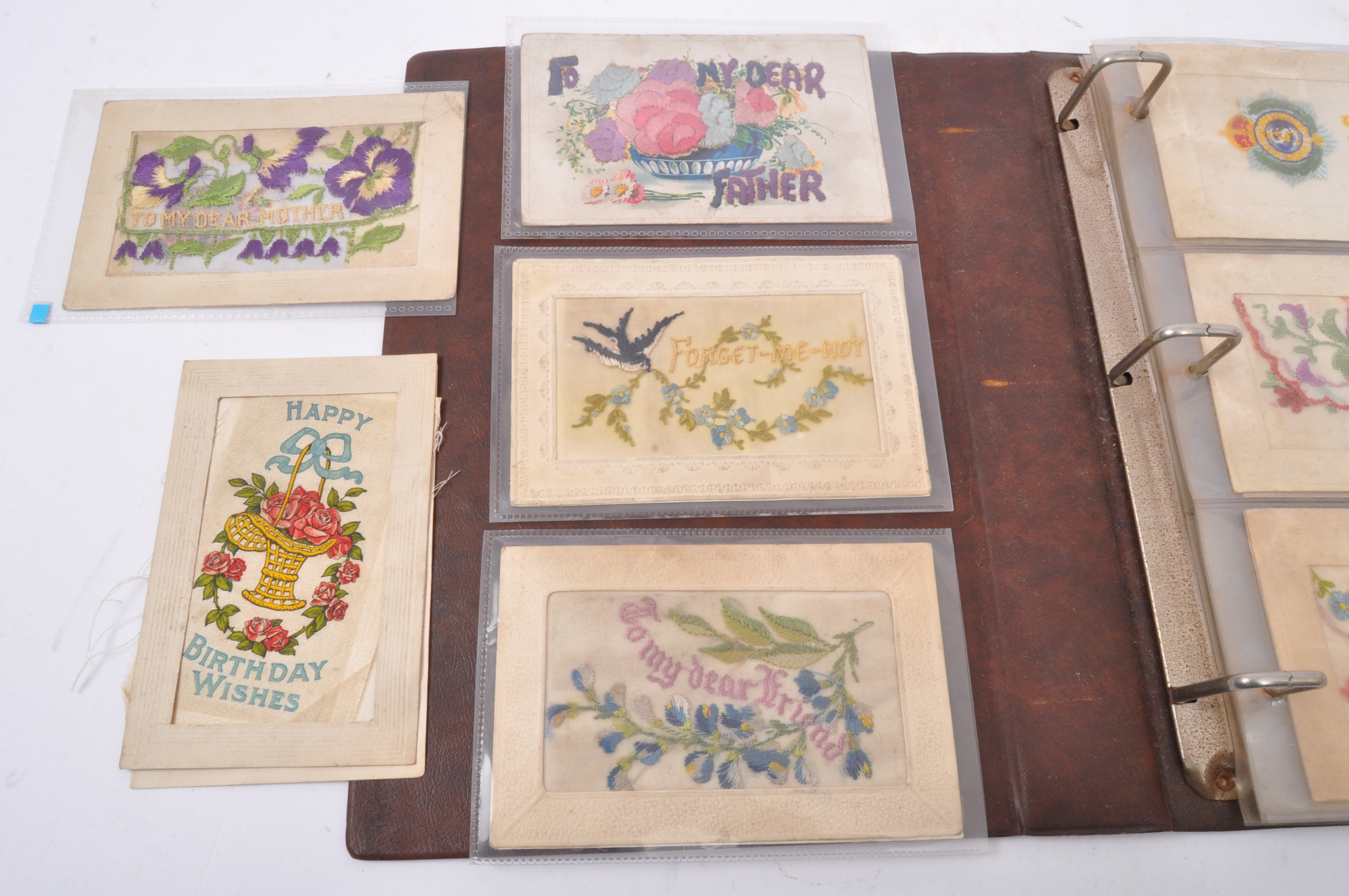 COLLECTION OF WWI EMBROIDERED POSTCARDS - Image 5 of 5