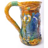 CONTEMPORARY MAJOLICA STYLE POTTERY JUG