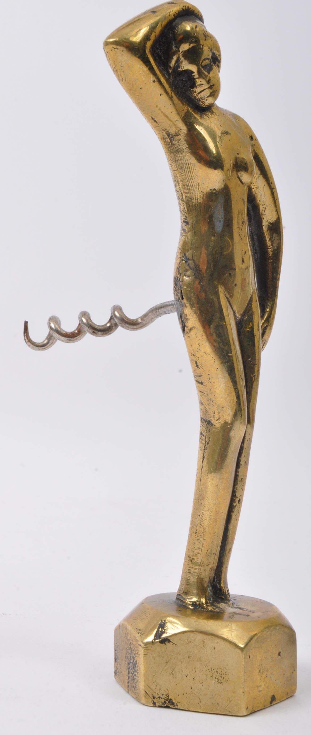 EARLY 20TH CENTURY HEAVY BRASS BOTTLE OPENER - Image 4 of 5