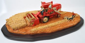 COUNTRY LEGACY - HARVEST BREAK - NOS BOXED SCULPTURE