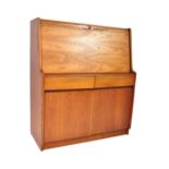 RETRO MID CENTURY 1960S TEAK BUREAU