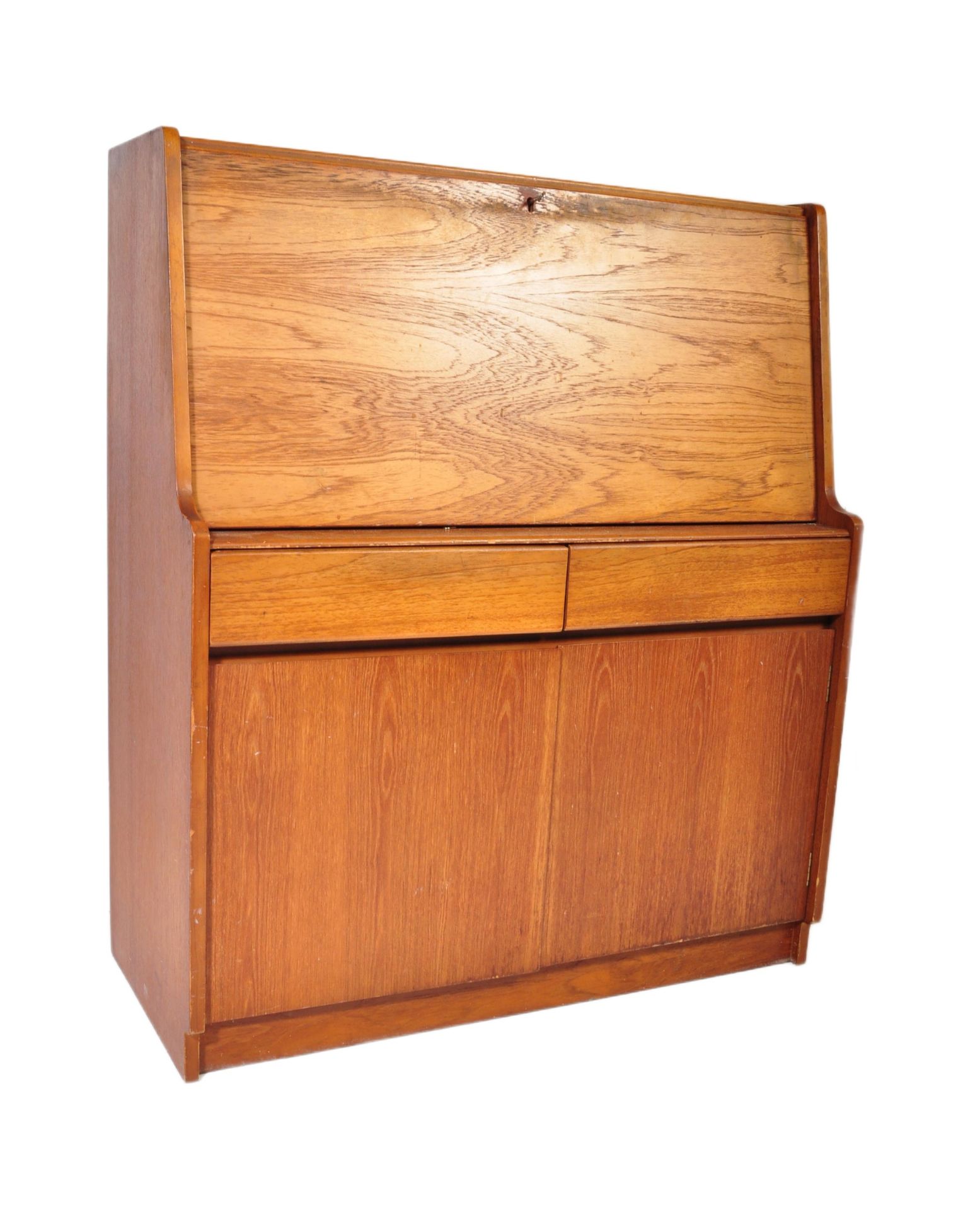 RETRO MID CENTURY 1960S TEAK BUREAU