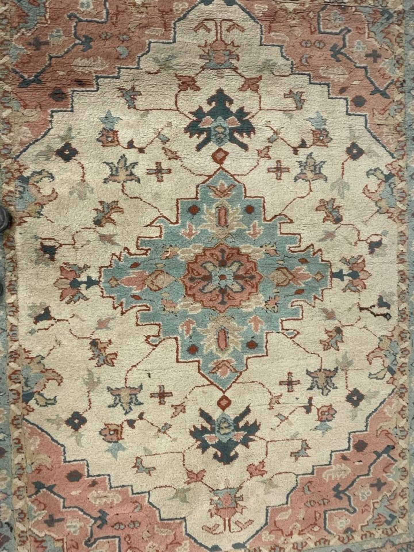 LARGE MID CENTURY TURKISH FLOOR CARPET RUG - Image 2 of 5