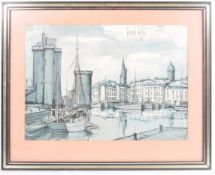 BERNARD BUFFET - LA TOUR ST. NICOLAS - MID CENTURY PRINT