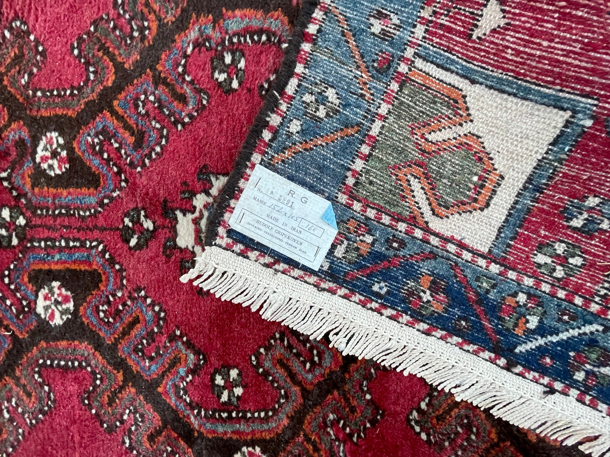 EARLY 20TH CENTURY MALAYER PERSIAN ISLAMIC CARPET FLOOR RUG - Image 4 of 4