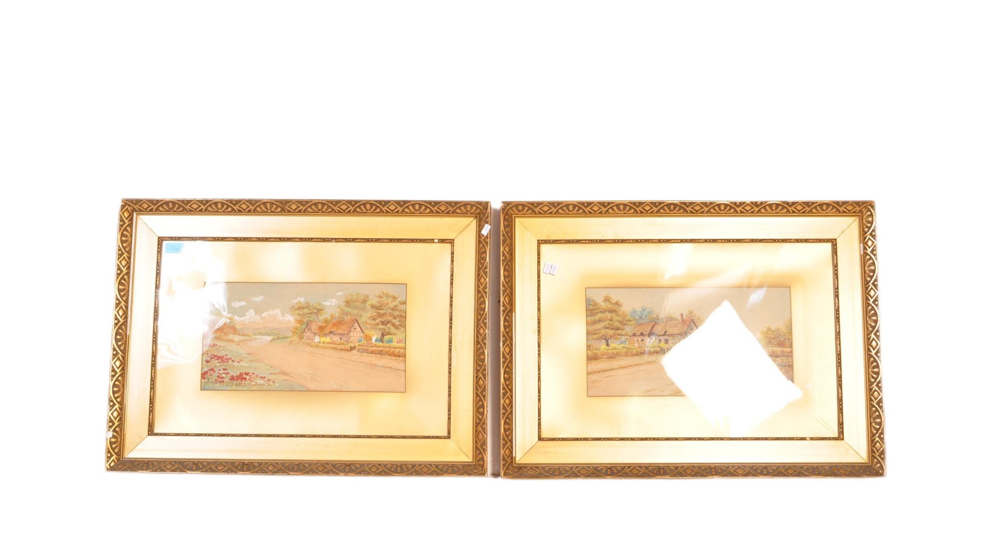 FRAMED ETCHINGS OF PETWORK & ARUNDEL