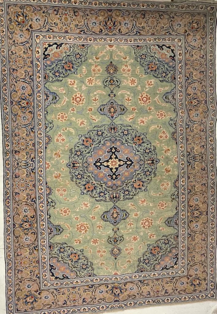 20TH CENTURY CENTRAL PERSIAN ISLAMIC KASHAN FLOOR RUG