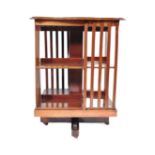 VICTORIAN MAHOGANY REVOLVING BOOKCASE