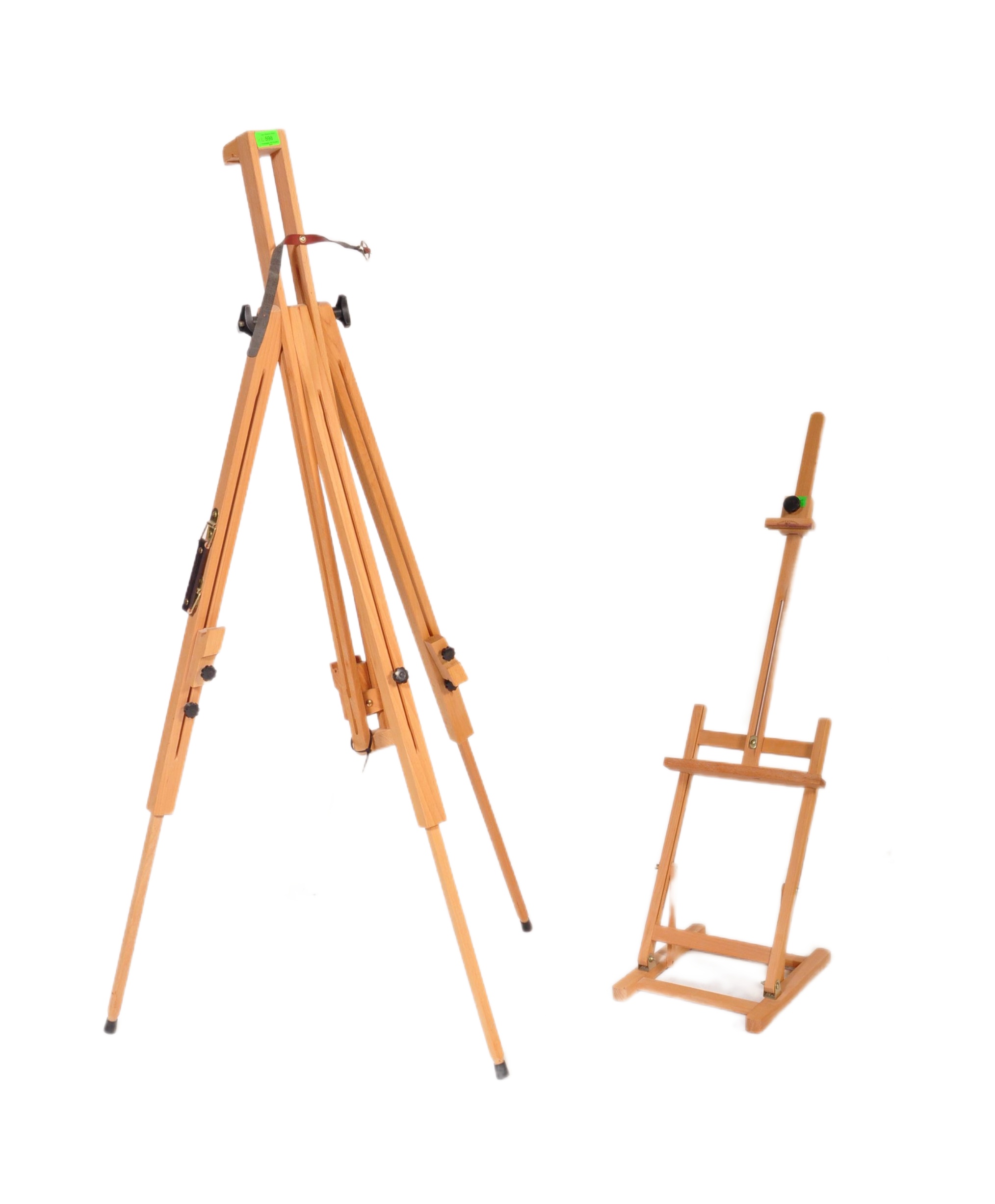 CONTEMPORARY MODERN ARTIST EASEL STAND AND OTHER